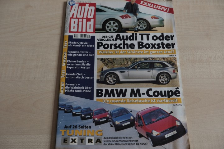 Deckblatt Auto Bild (21/1998)